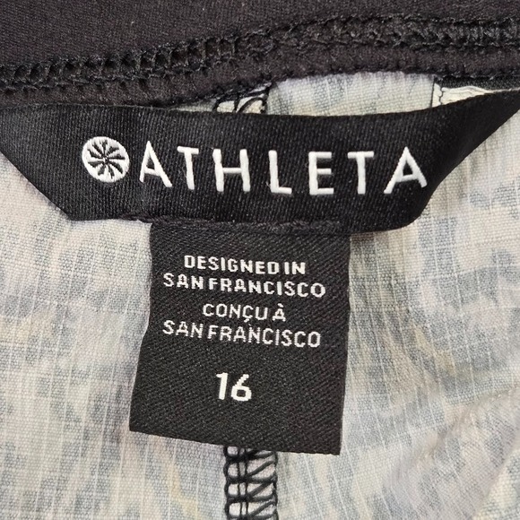 Athleta Trekkie North Jogger Kinetic Abstract Print Ripstop Size 16 Style 533655 - Picture 5 of 11